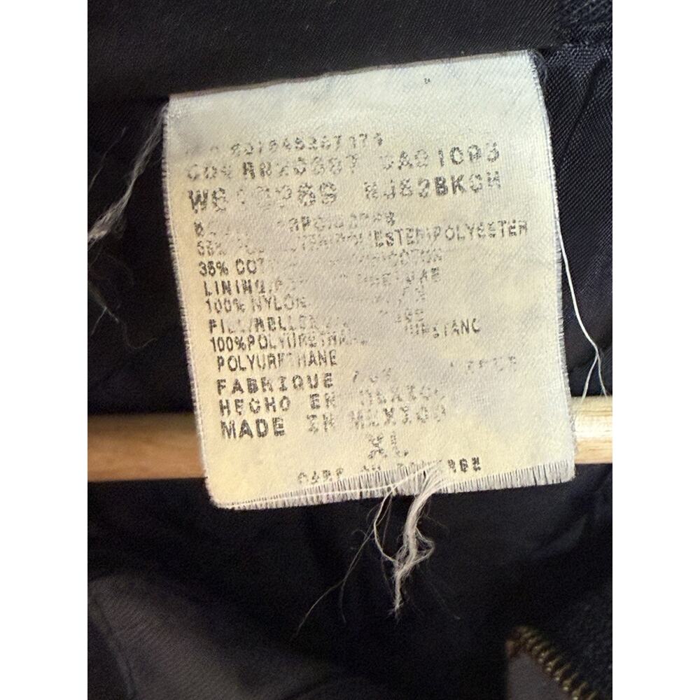 Vintage Dickies Eisenhower Jacket XL Black Gray Two Tone Quilted Work Coat USA - Picture 7 of 11